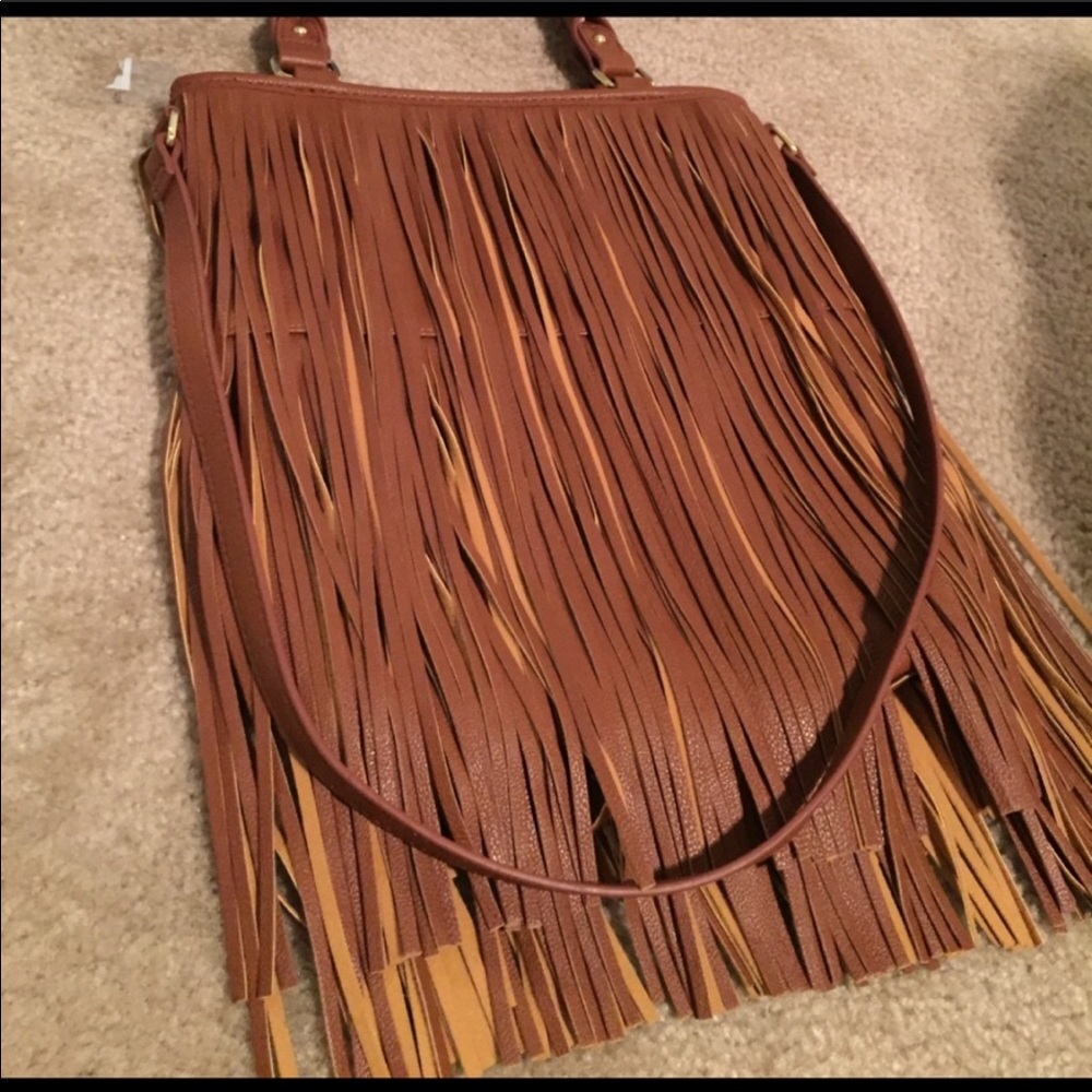 Steve madden fringe purse